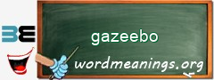 WordMeaning blackboard for gazeebo